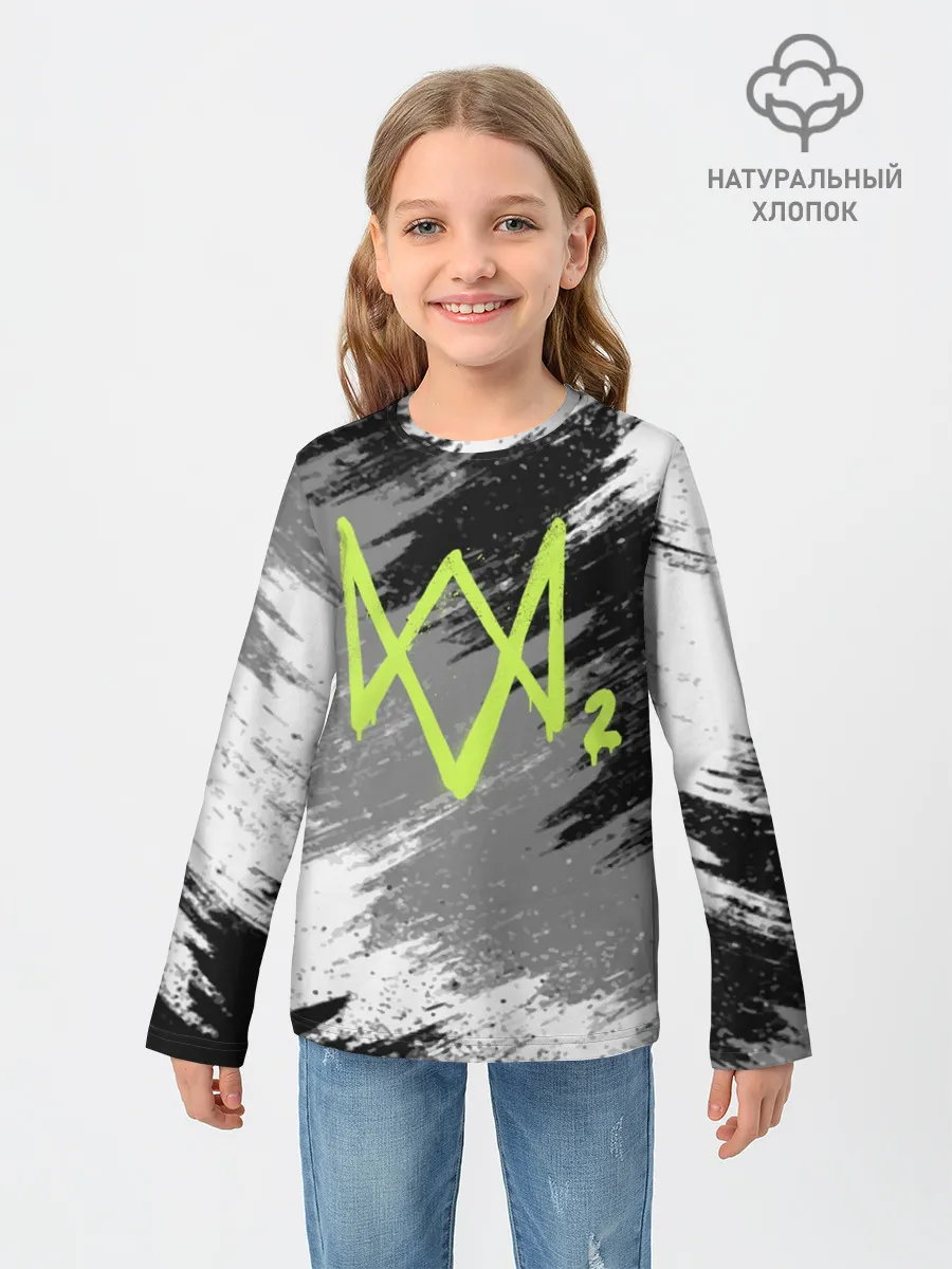 Детский лонгслив / WATCH DOGS 2