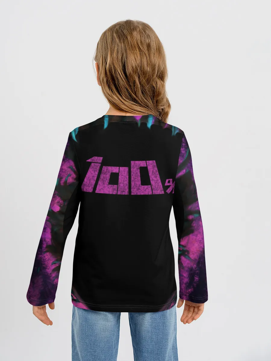 Детский лонгслив / Mob psycho 100 power