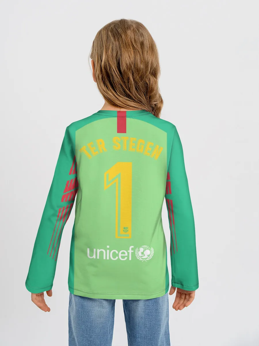 Детский лонгслив / Ter Stegen home 18-19