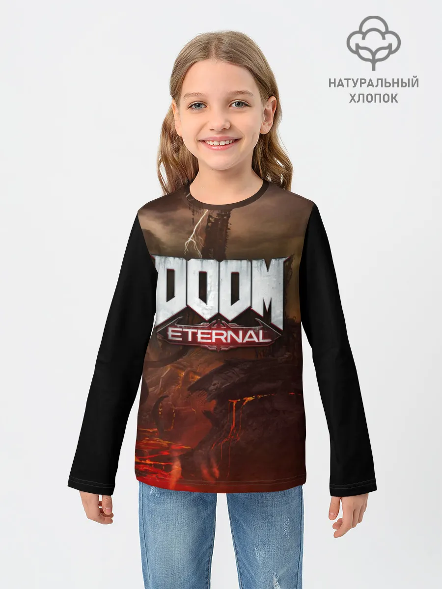 Детский лонгслив / DOOM Eternal