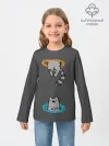 Детский лонгслив / Кот в Портале