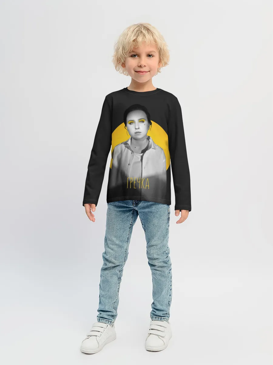 Детский лонгслив / Гречка солнце