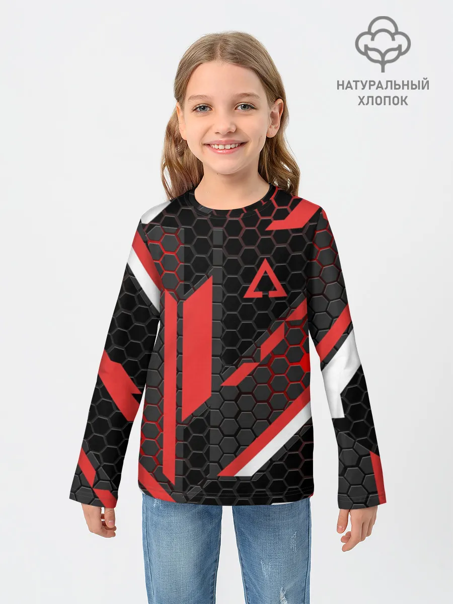 Детский лонгслив / CS GO CYREX 3D | КС ГО САЙРЕКС