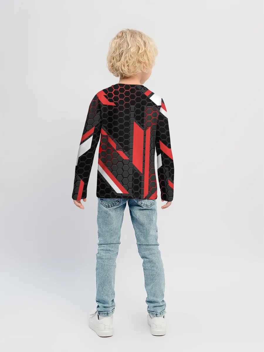 Детский лонгслив / CS GO CYREX 3D | КС ГО САЙРЕКС