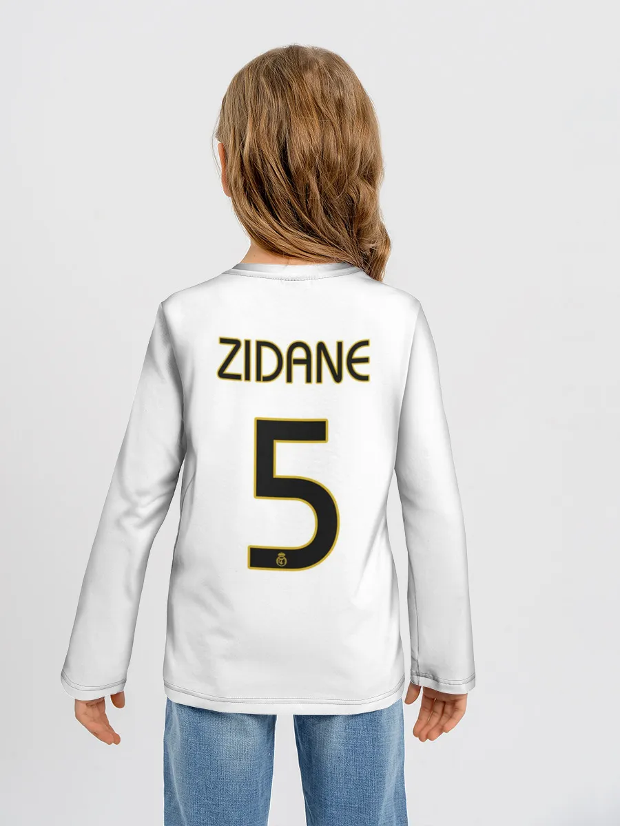 Детский лонгслив / Зидан Реал Ретро