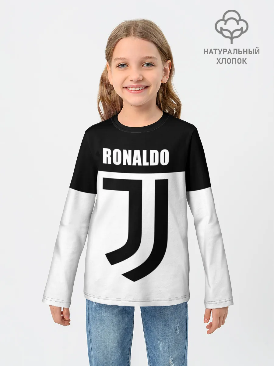 Детский лонгслив / Ronaldo Juventus