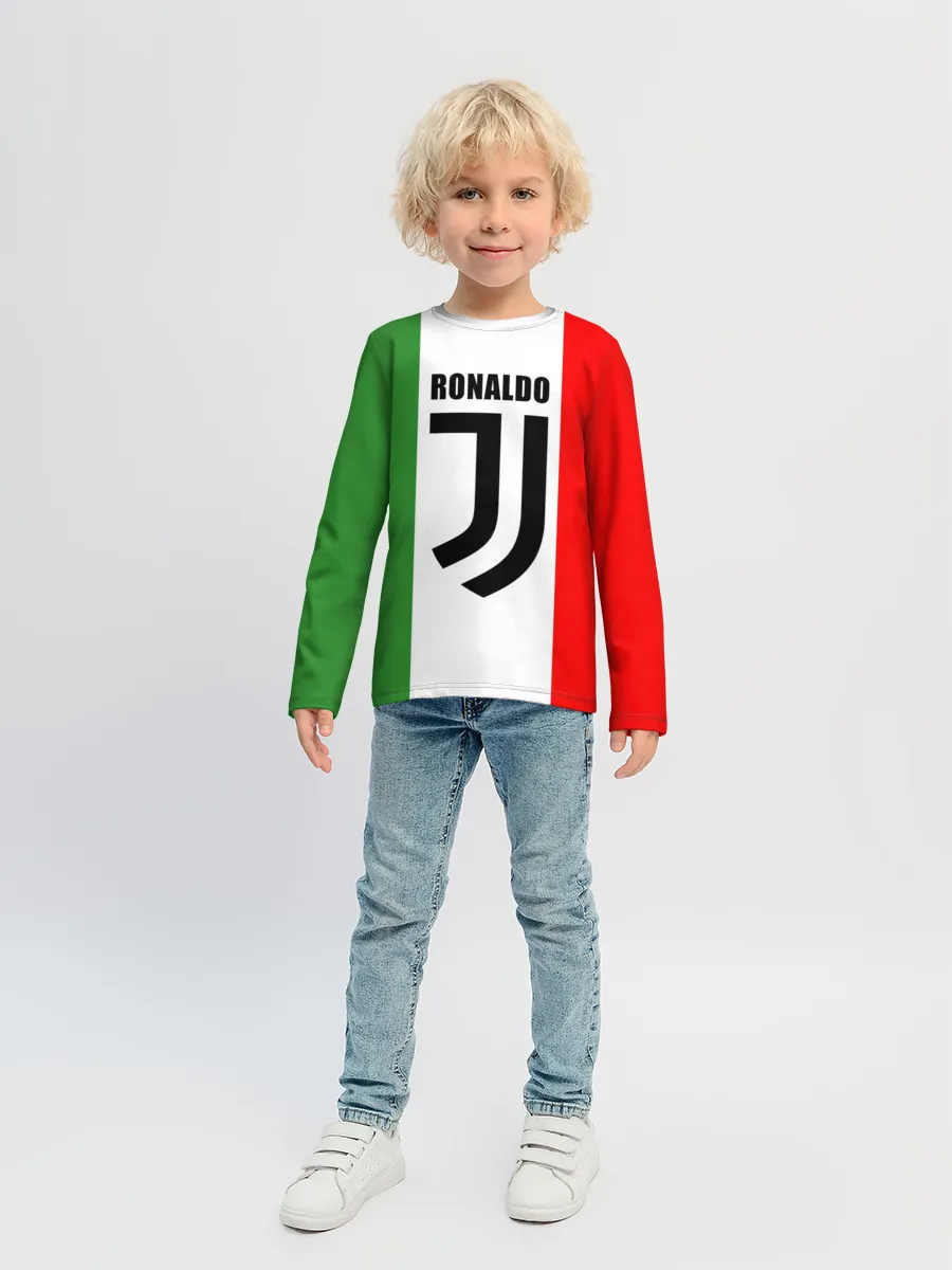 Детский лонгслив / Ronaldo Juventus Italy