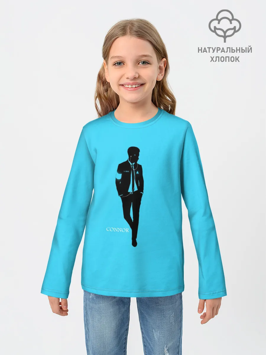 Детский лонгслив / Connor. Detroit: Become Human
