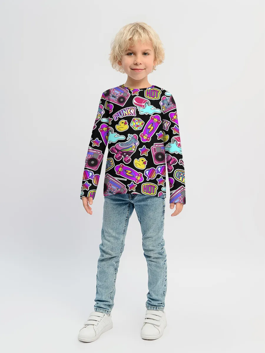Детский лонгслив / Back to 90