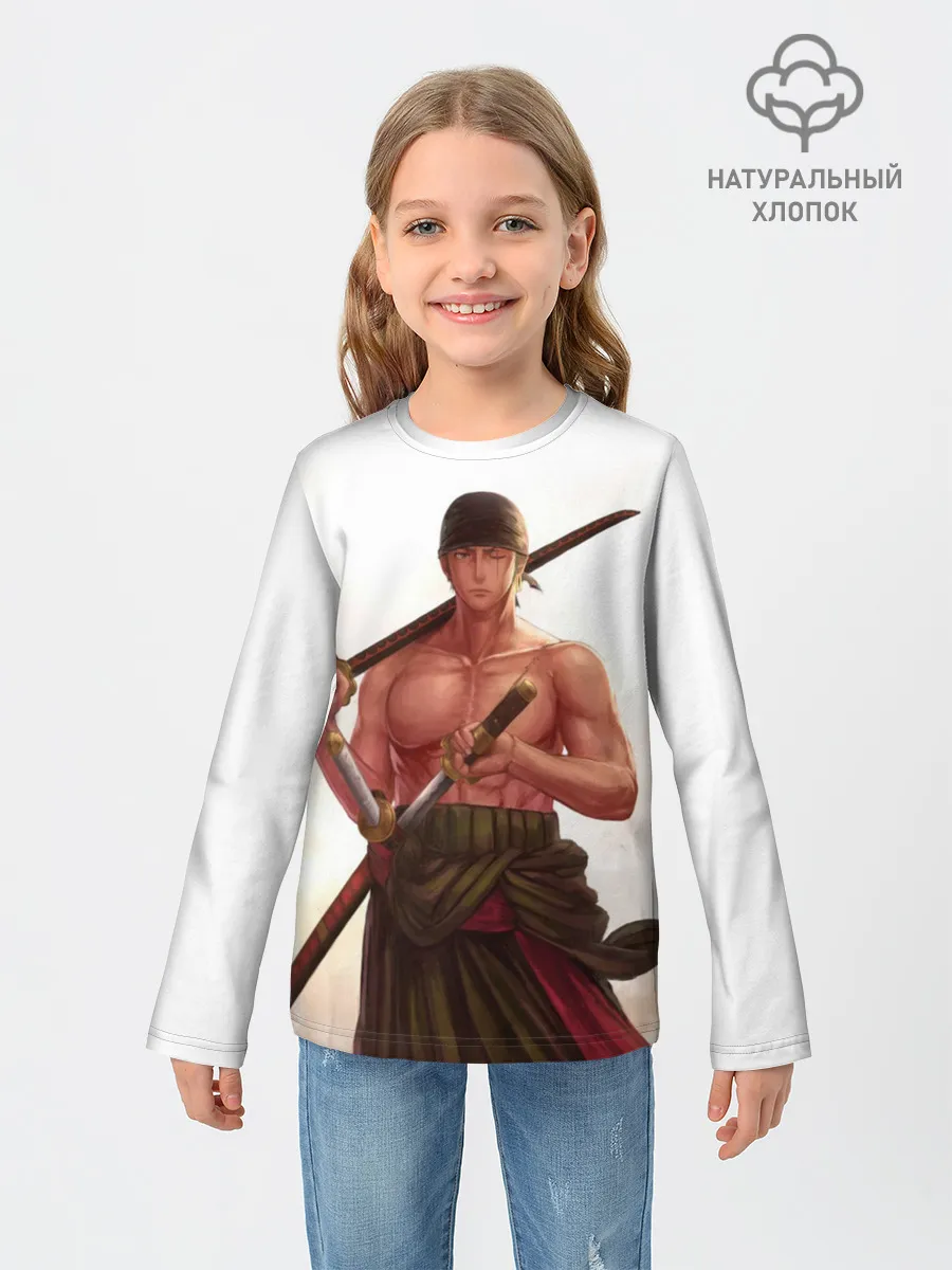 Детский лонгслив / One Piece - Zoro