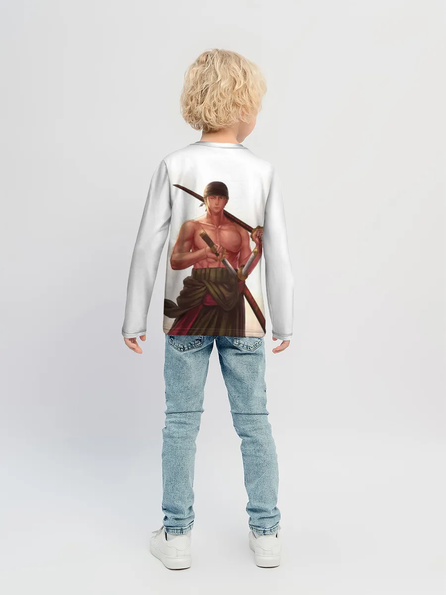 Детский лонгслив / One Piece - Zoro