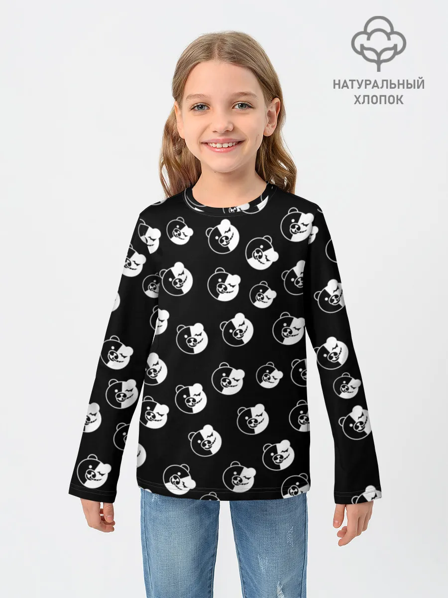 Детский лонгслив / Монокума