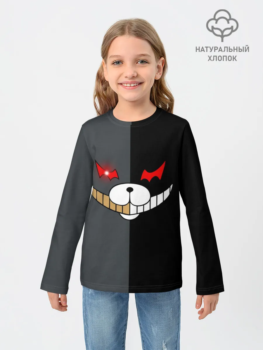 Детский лонгслив / KUROKUMA x MONOKUMA