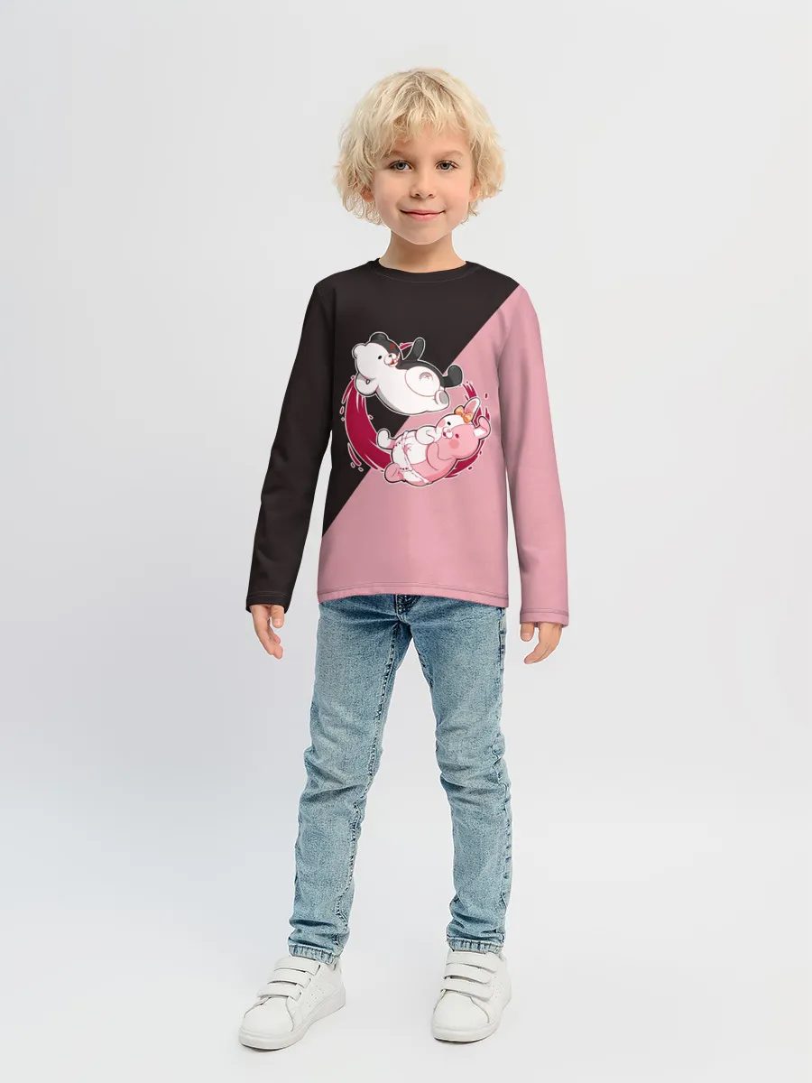 Детский лонгслив / MONOKUMA X MONOMI | МОНОКУМА