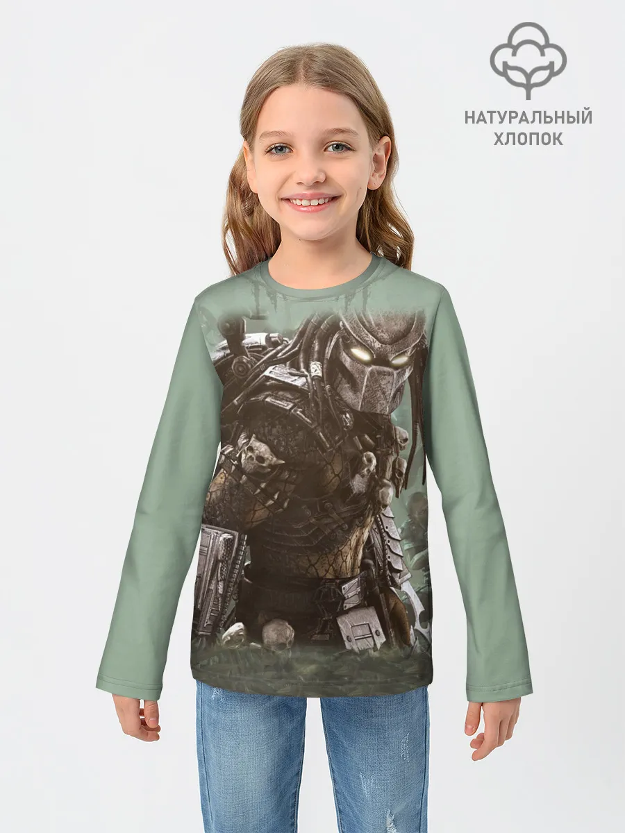 Детский лонгслив / Хищник