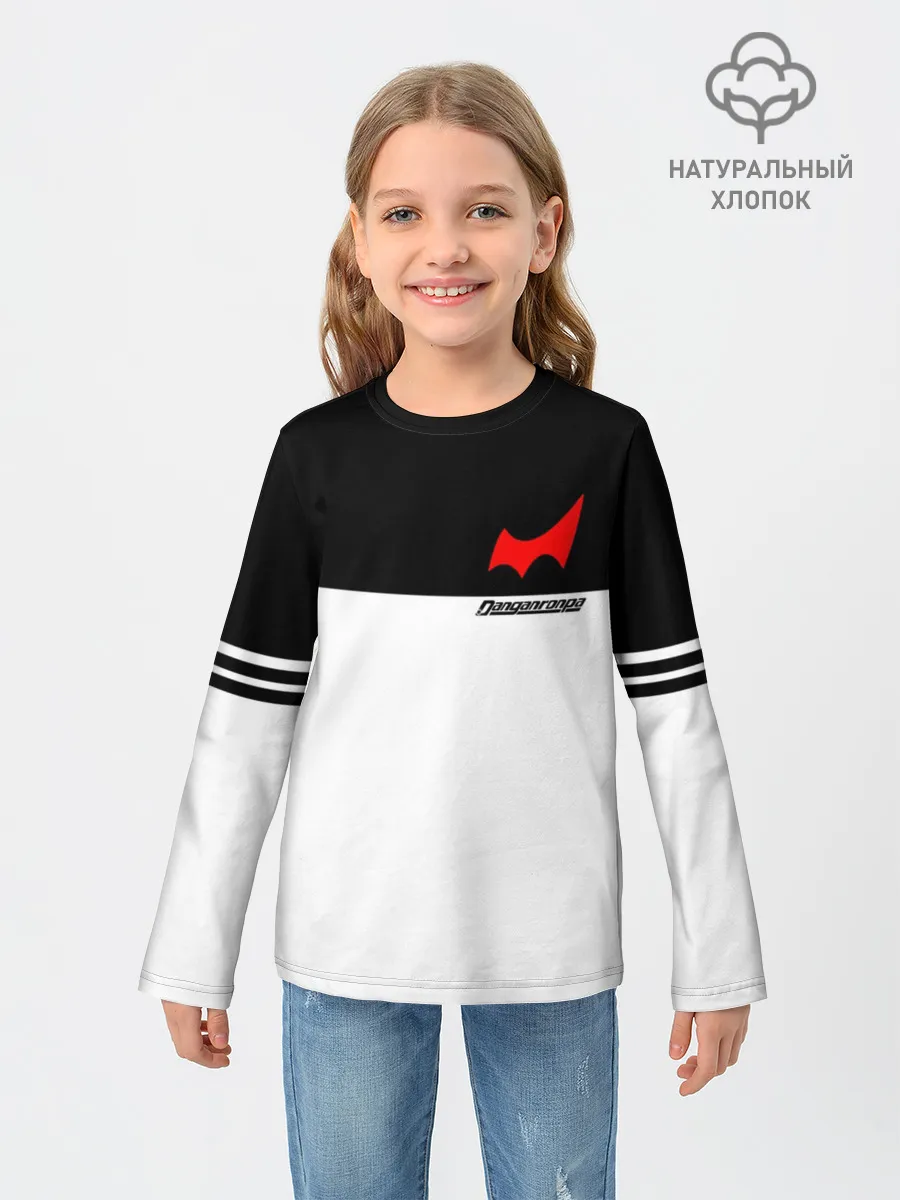 Детский лонгслив / MONOKUMA SCHOOL ФОРМА