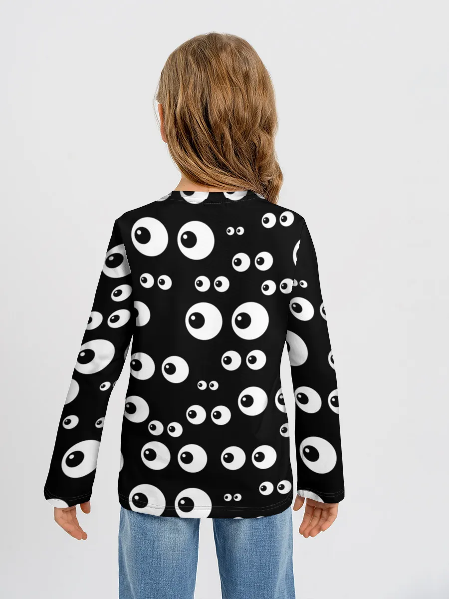 Детский лонгслив / Глаза