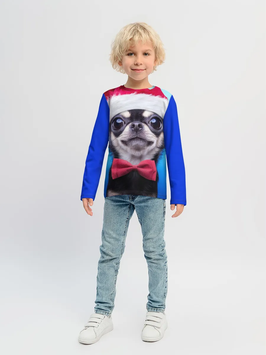 Детский лонгслив / рождество