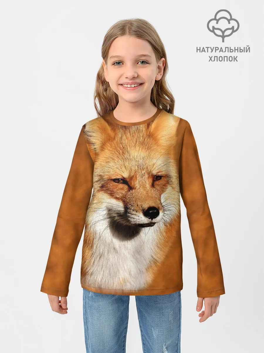Детский лонгслив / Лисичка