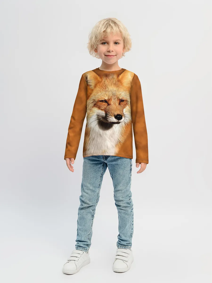 Детский лонгслив / Лисичка