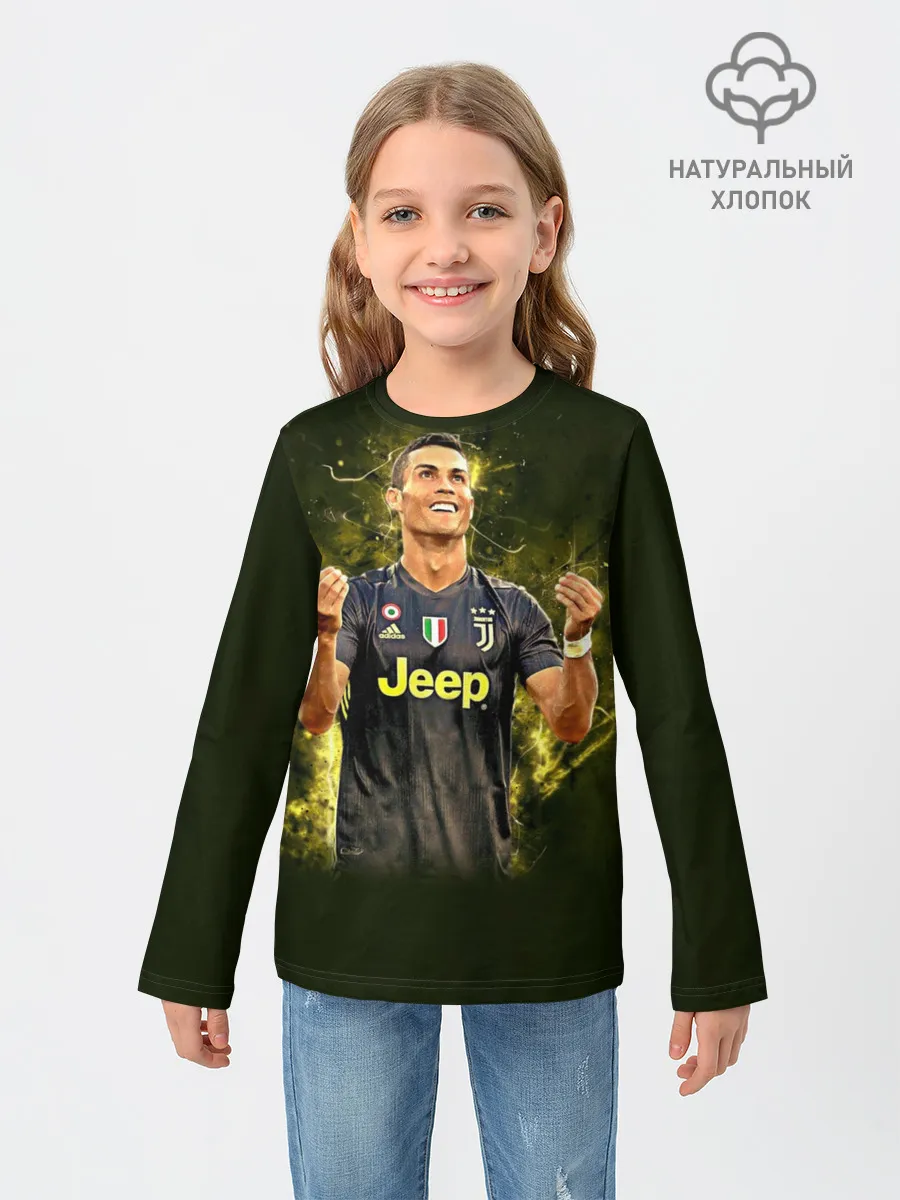Детский лонгслив / RONALDO JUVE SPORT