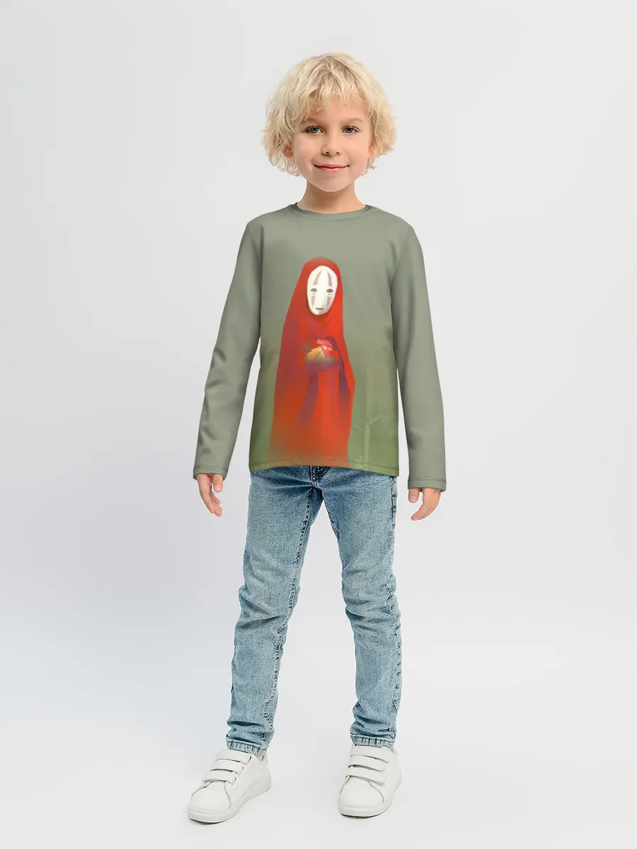 Детский лонгслив / Каонаси с петухом