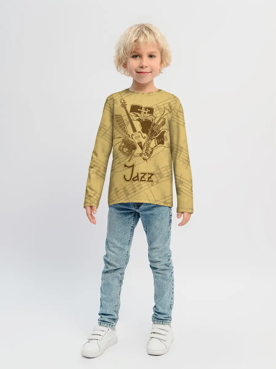 Детский лонгслив / Jazz