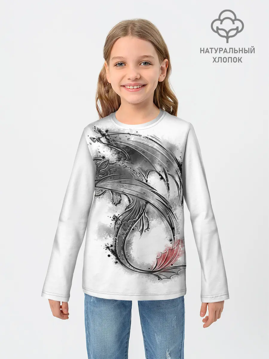 Детский лонгслив / Беззубик