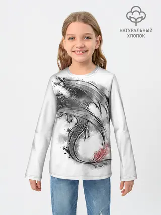 Детский лонгслив / Беззубик