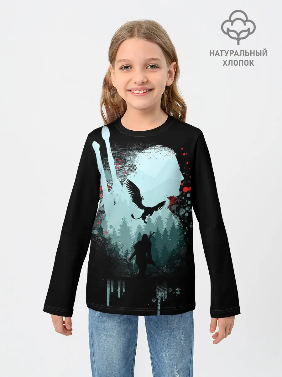 Детский лонгслив / Ведьмак 3: Дикая Охота