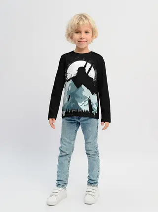 Детский лонгслив / The Witcher 3: Wild Hunt