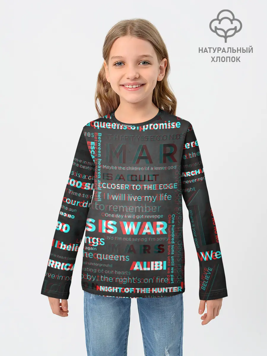 Детский лонгслив / 30 SECONDS TO MARS