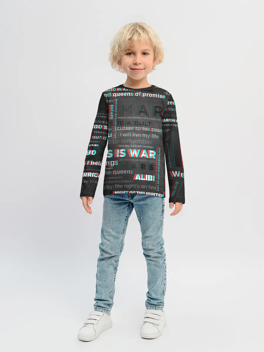 Детский лонгслив / 30 SECONDS TO MARS