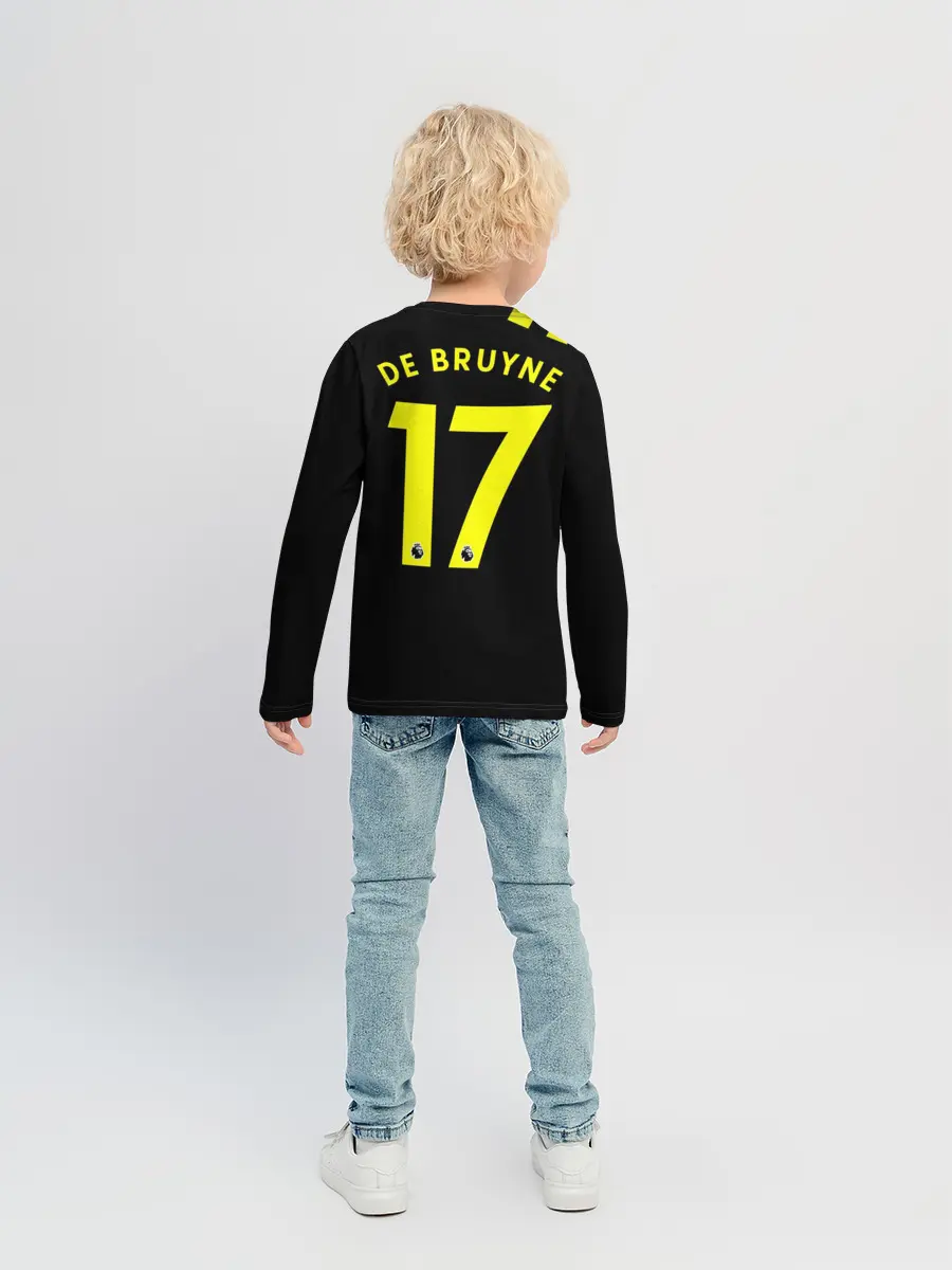 Детский лонгслив / De Bruyne away 19-20