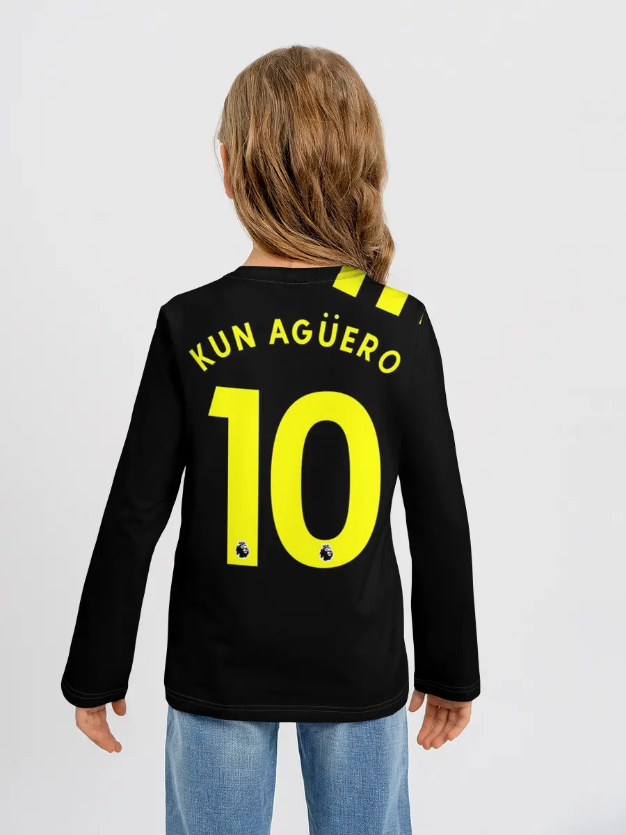 Детский лонгслив / Aguero away 19-20