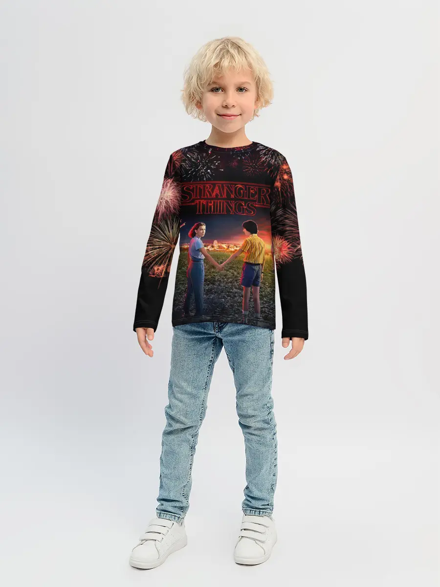 Детский лонгслив / STRANGER THINGS
