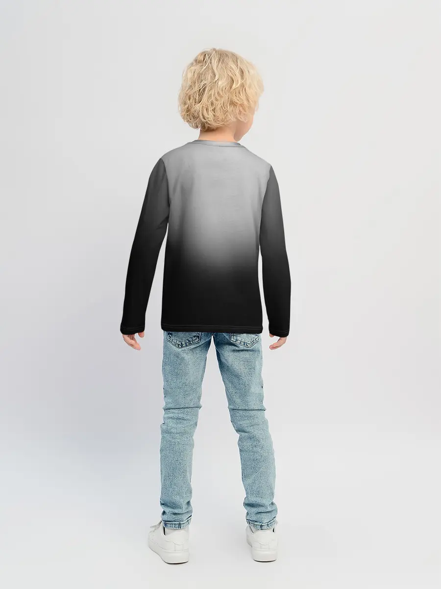 Детский лонгслив / Кричащее Лицо Внутри