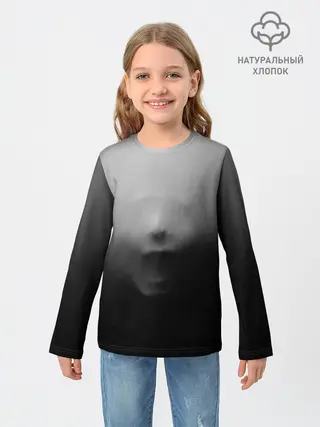 Детский лонгслив / Кричащее Лицо Внутри