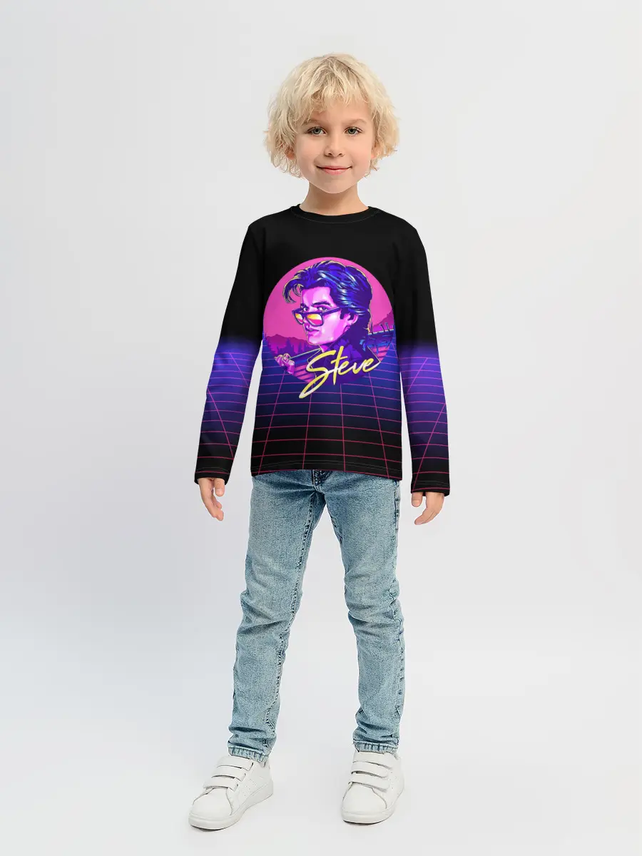 Детский лонгслив / STRANGER THINGS - Steve