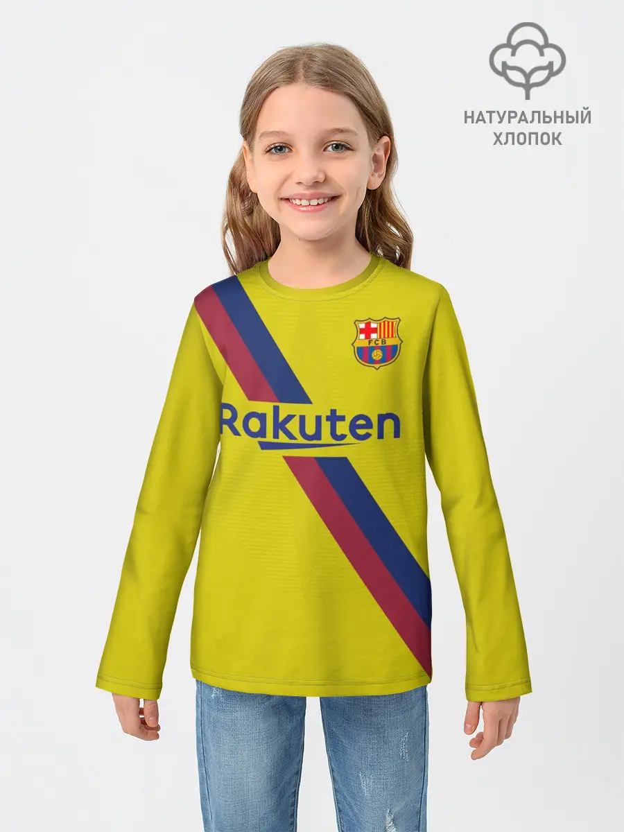Детский лонгслив / Barcelona third 19-20