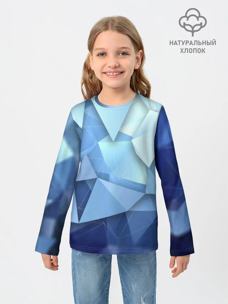 Детский лонгслив / абстракция