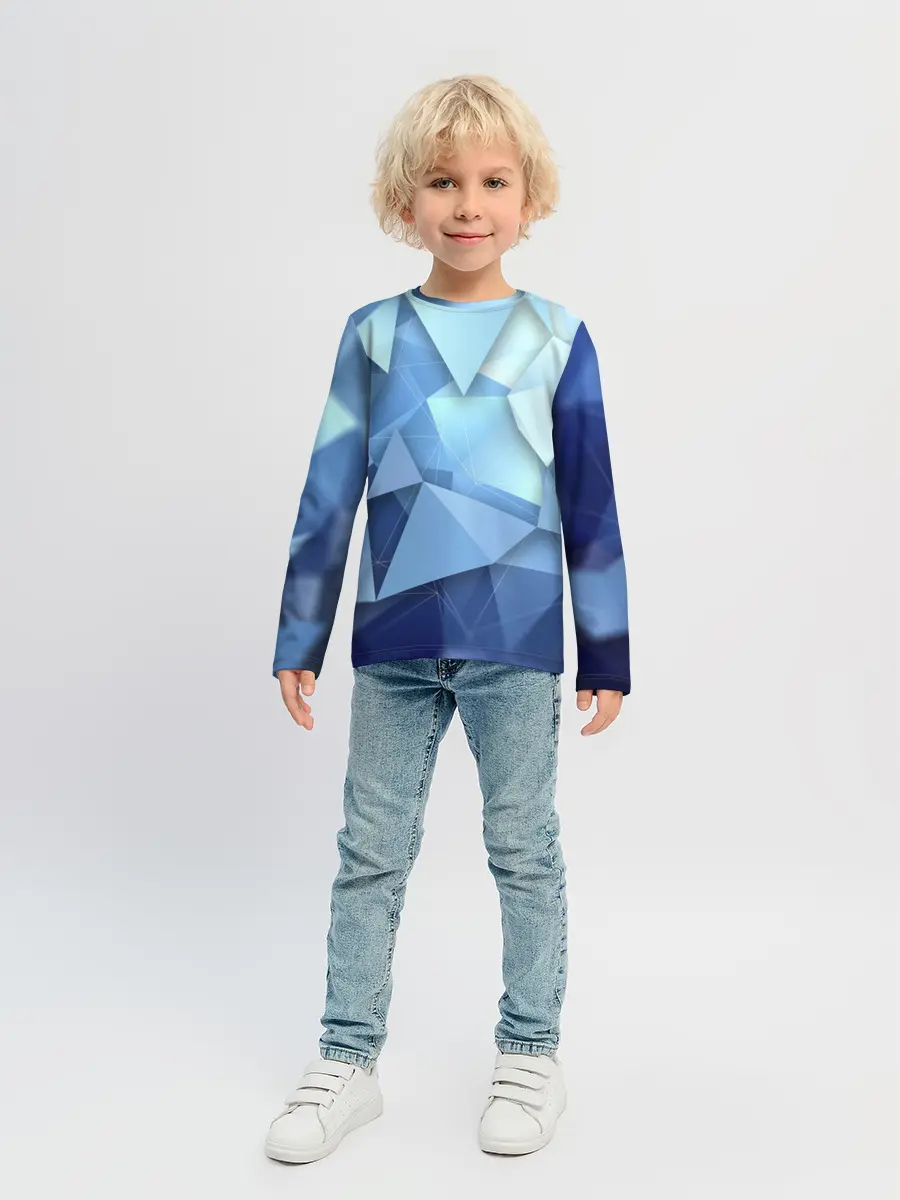 Детский лонгслив / абстракция