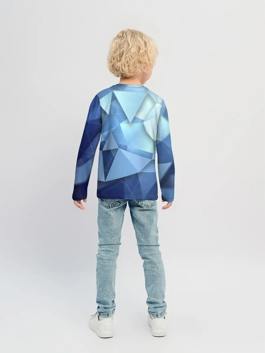 Детский лонгслив / абстракция