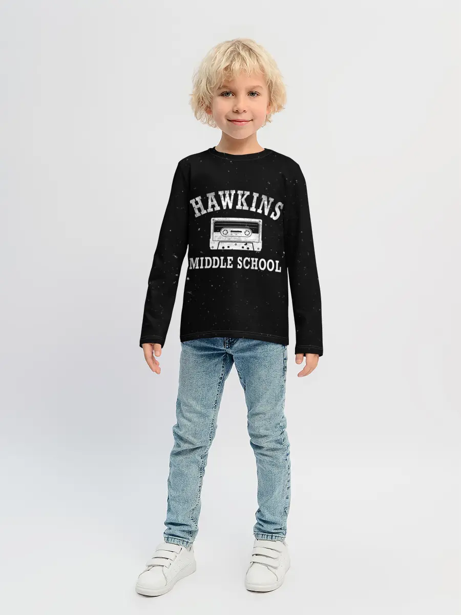 Детский лонгслив / STRANGER THINGS - Школа