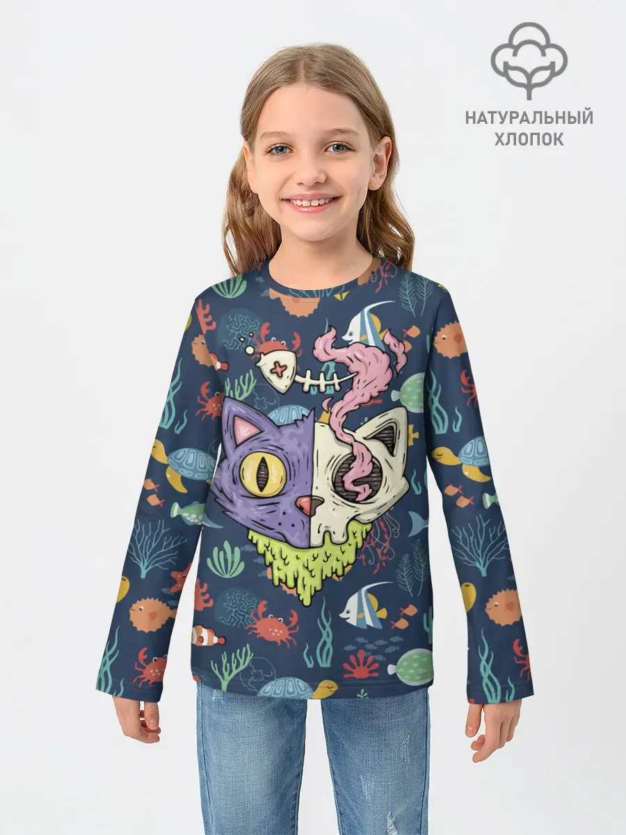 Детский лонгслив / Завтрак