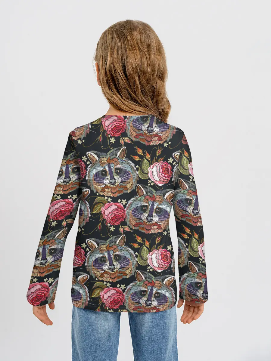 Детский лонгслив / Еноты