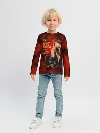 Детский лонгслив / Колесница змия будет пылать