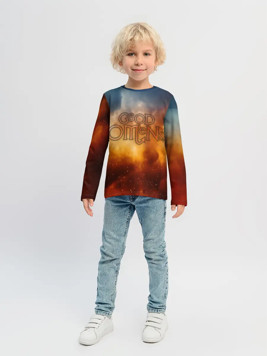 Детский лонгслив / Good Omens