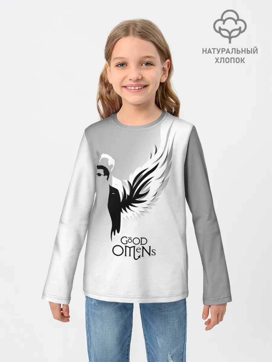 Детский лонгслив / Good Omens