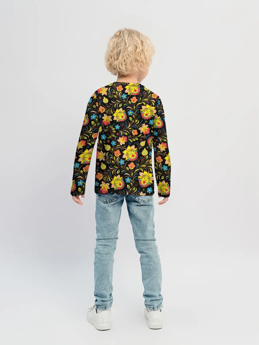 Детский лонгслив / Хохлома